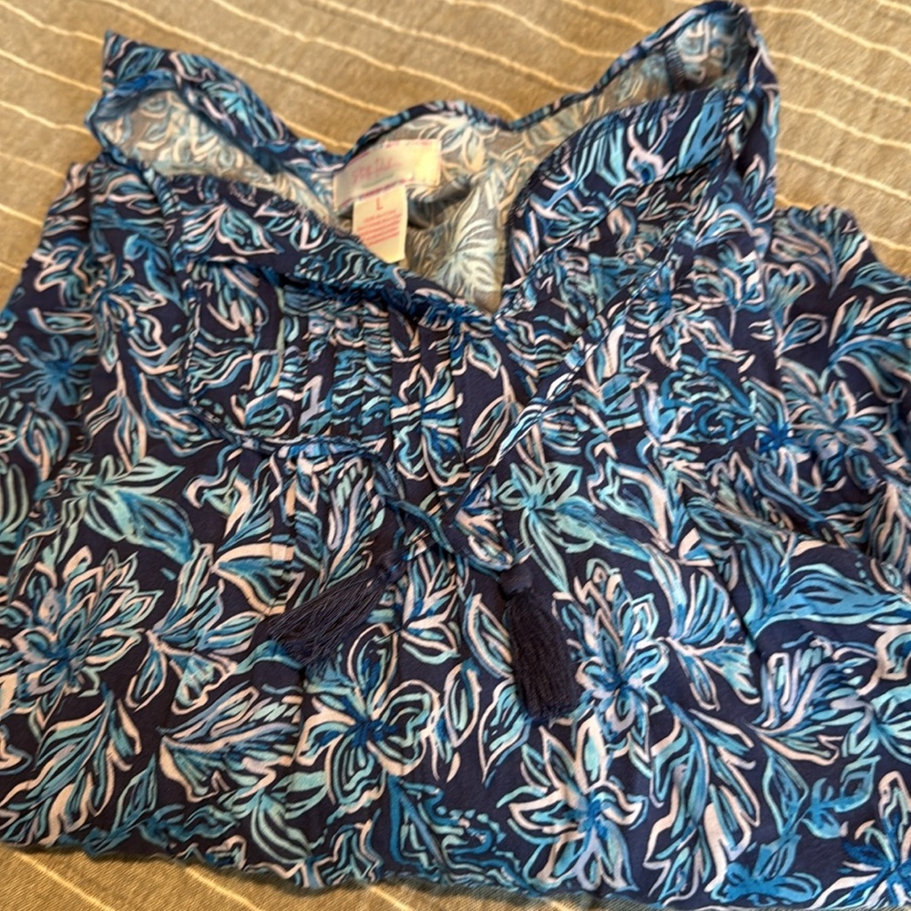 Stella Parker Long Sleeve Floral‎ Top Size Large NWT - Picture 10 of 10